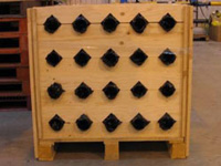 Упакованный ТехноПласт-рулон / FibaRoll на палетном поддоне